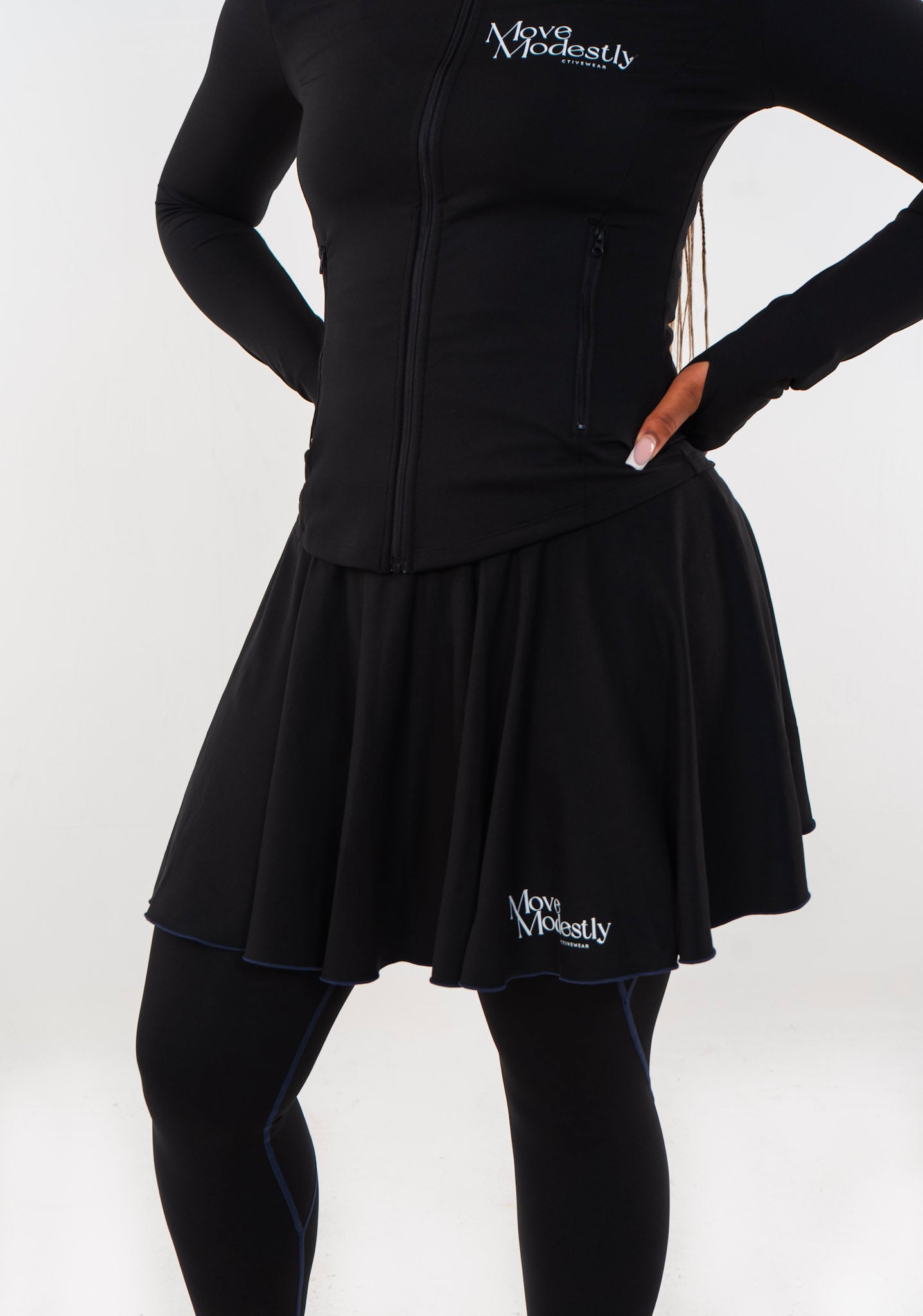 Covered 2-In-1 Skirted legging