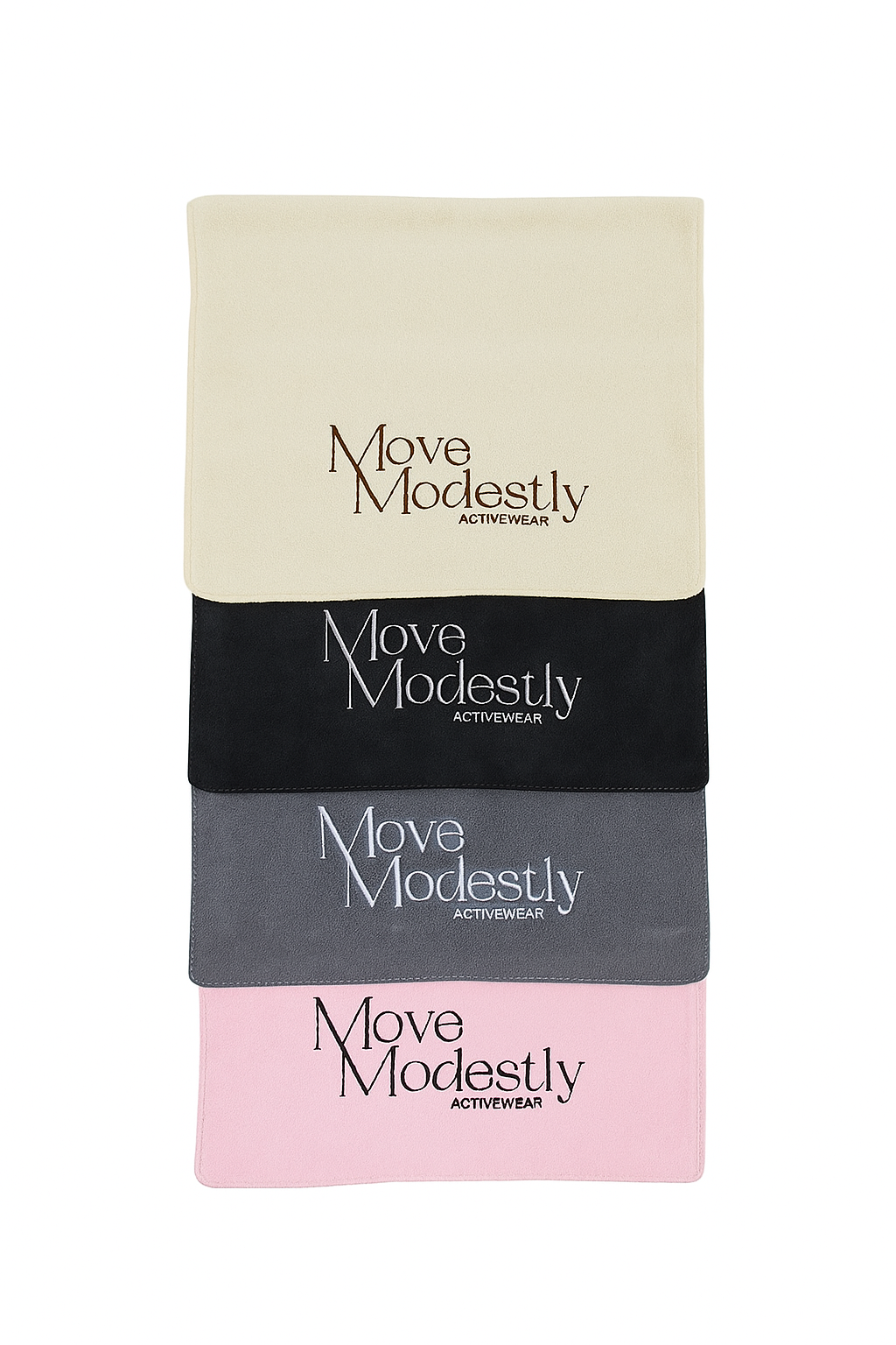 Move Modestly Embroidered Microfibre Gym Towel (35×75cm)