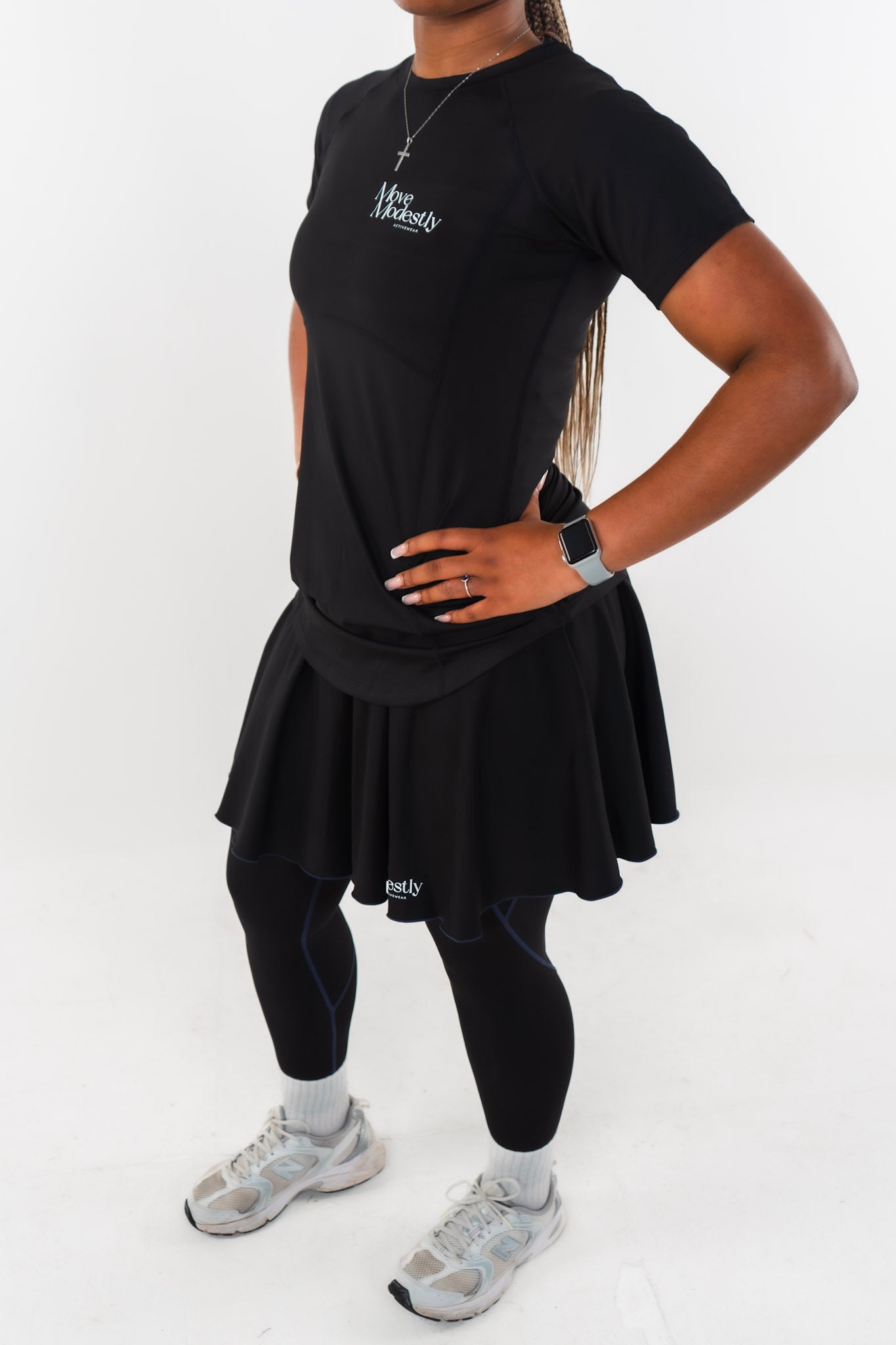 Covered 2-In-1 Skirted legging